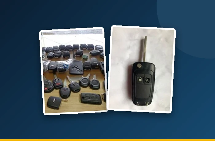 Chaves automotivas feitas na Casa das Chaves, em Jacareí